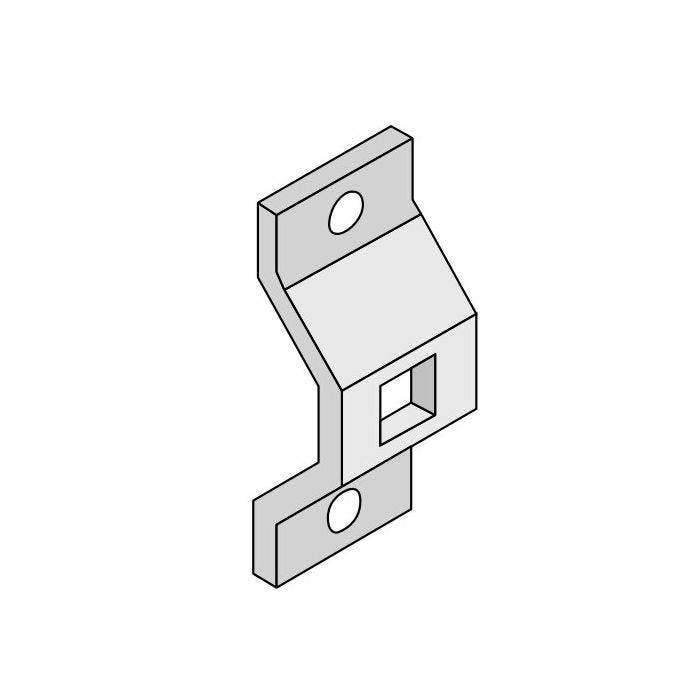 Support LT50 2 trous M6 - entraxe 48