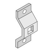 Support LT50 2 trous M6 - entraxe 48