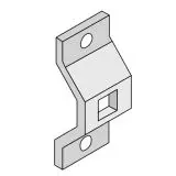Support LT50 2 trous M6 - entraxe 48