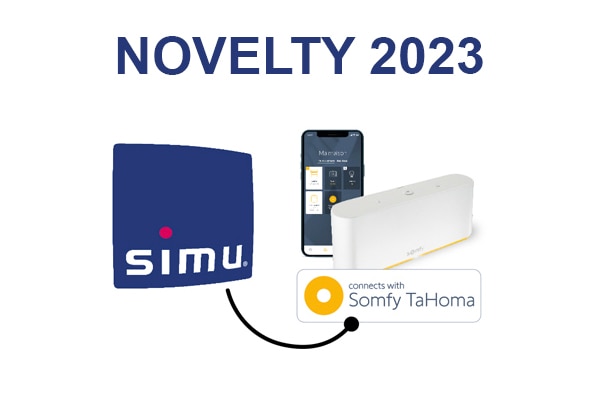 SIMU Hz and BHz products and accessories become compatible with TaHoma® switch of Somfy