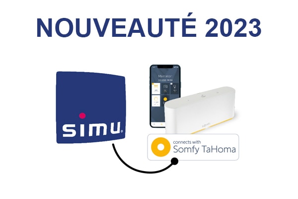 Les produits et accessoires SIMU Hz et BHz deviennent compatibles avec TaHoma® switch de Somfy